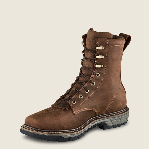 Red Wing Safety Bot Erkek - Rio Flex - 8-Inch Waterproof Toe - Kahverengi - 09PERHBIK